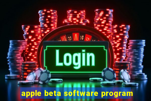 apple beta software program